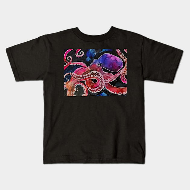 Octopus Kids T-Shirt by Mohita--Garg